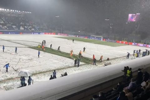 Champions League: Αναβλήθηκε το Αταλάντα - Βιγιαρεάλ λόγω χιονόπτωσης