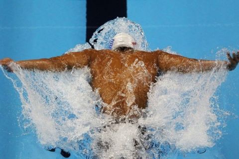 SHANGHAI, CHINA - JULY 26:  Stefanos Dimitriadis of Greece competes in the Men's 200m Butterfly Semi Final during Day Eleven of the 14th FINA World Championships at the Oriental Sports Center on July 26, 2011 in Shanghai, China.  (Photo by Ezra Shaw/Getty Images)