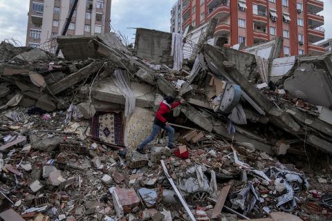 Ερείπια από τον σεισμό στην Τουρκία