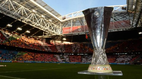 A general view of the UEFA Europa League Cup before the UEFA Europa League final