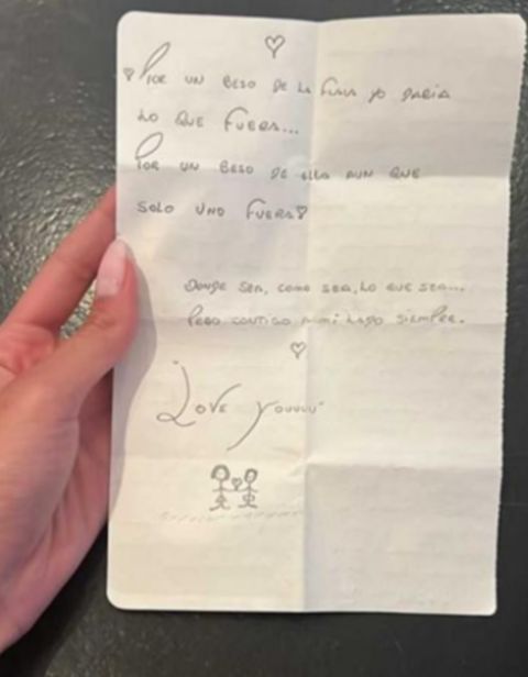 Το γράμμα που έστειλε ο Ντάνι Άλβες στη σύζυγό του από τη φυλακή 