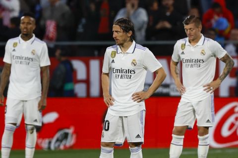 Απογοητευμένοι οι παίκτες της Ρεάλ μετά από την ήττα τους με 4-2 από την Ζιρόνα στην La Liga | 25 Απριλίου 2023