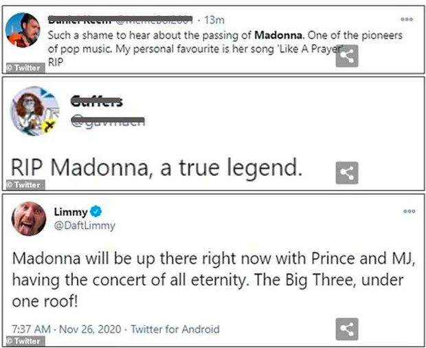 Οι χρήστες του Twitter μπέρδεψαν τον Ντιέγκο Μαραντόνα με την Μαντόνα 