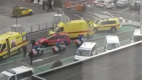 Eικόνες από το τρομοκρατικό χτύπημα στις Βρυξέλλες
