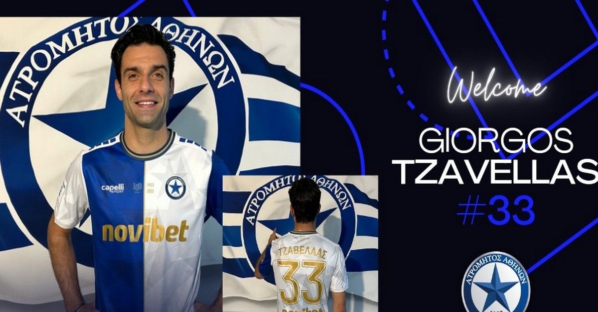 Tzavellas was announced and took the number “33”.