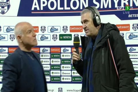 Ο Νίκος Αναστόπουλος στις δηλώσεις του μετά το Απόλλων Σμύρνης - Καλαμάτα | 18 Δεκεμβρίου 2022