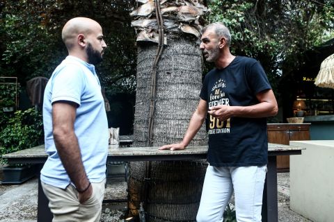 Ο Σωκράτης Οφρυδόπουλος με τον αρχισυντάκτη του SPORT24, Ηλία Καλλονά