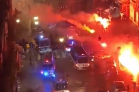 Νάπολι - Ουνιόν: Επεισόδια μεταξύ Γερμανών οπαδών και της αστυνομίας με απολογισμό τραυματισμούς και συλλήψεις
