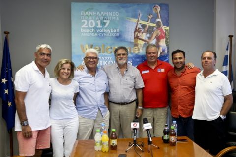 Agios Nikolaos Final Beach Volleyball Press Conference