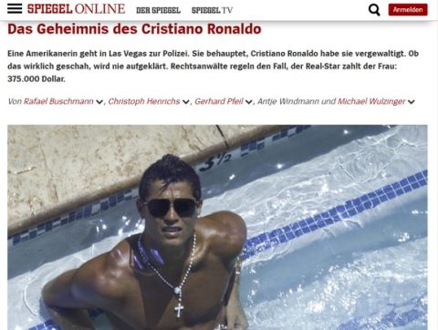 Αποκάλυψη "Der Spiegel": Ο Ρονάλντο έχει κατηγορηθεί για σεξουαλική κακοποίηση