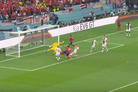 Μουντιάλ 2022, Κόστα Ρίκα - Γερμανία: Ο Τεχέδα έκανε το 1-1 σοκάροντας την ομάδα του Φλικ