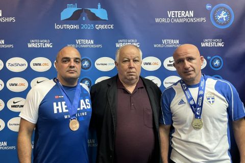 Πάλη: Δύο μετάλλια για την Ελλάδα στο Παγκόσμιο πρωτάθλημα Βετεράνων