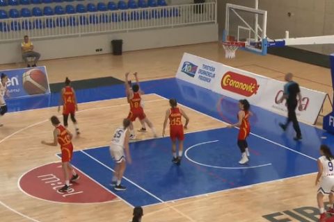 Υπερηχητική η Εθνική Κορασίδων, νίκησε με 42 πόντους την ΠΓΔΜ