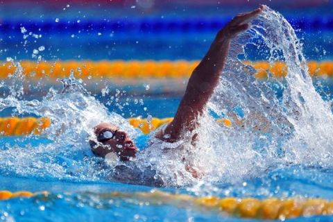 Netherland's Nick Driebergen competes during the men's 200m backstroke qualifications at the European Swimming Championships in Budapest on August 13, 2010.  AFP PHOTO / DANIEL MIHAILESCU (Photo credit should read DANIEL MIHAILESCU/AFP/Getty Images)