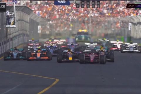 Η εκκίνηση στο Grand Prix της Αυστραλίας