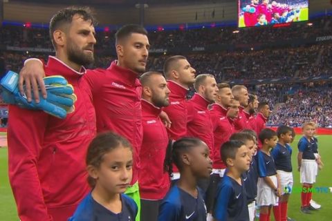 Οι Γάλλοι μπέρδεψαν τον ύμνο της Αλβανίας!