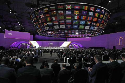 Το κογκρέσο της FIFA στην Ντόχα στις 31 Μαρτίου του 2022