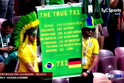 Η "ρεβάνς" των Βραζιλιάνων για το 7-1 από τη Γερμανία