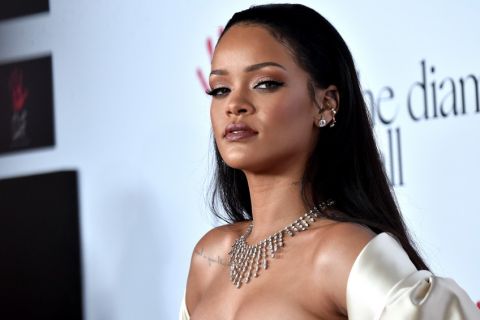 SANTA MONICA, CA - DECEMBER 10:  Recording artist Rihanna attends the 2nd Annual Diamond Ball hosted by Rihanna and The Clara Lionel Foundation at The Barker Hanger on December 10, 2015 in Santa Monica, California.  (Photo by Alberto E. Rodriguez/Getty Images)