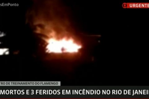 VIDEO: Έτσι ξέσπασε η φωτιά στο προπονητικό της Φλαμένγκο