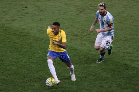 Μονομαχία Μέσι -Νεϊμάρ σε ματς της Αργεντινής με την Βραζιλία για τα προκριματικά του Μουντιάλ 2018 | 10 Νοεμβρίου 2016