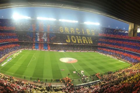 Το "Camp Nou" είπε το δικό του αντίο στον Γιόχαν Κρόιφ
