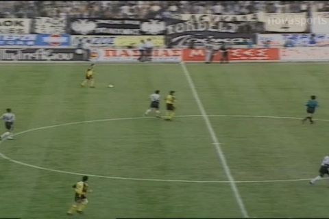 Το ντέρμπι ανάμεσα στον ΠΑΟΚ και την ΑΕΚ το 1999 που έληξε 4-4