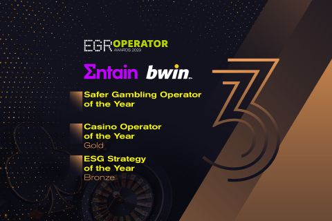 Τρία βραβεία για την Entain με σφραγίδα bwin στα EGR Awards 2023
