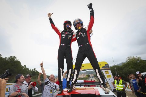 Ο Σεμπαστιάν Οζιέ επέστρεψε στο μπάκετ του Toyota Yaris Rally1 και κέρδισε το Ράλι Ισπανίας