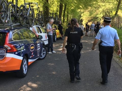 "Καραμπόλα" με 40 ποδηλάτες στον Γύρο του Λουξεμβούργου