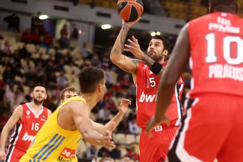 Ολυμπιακός: Ο Γιώργος Πρίντεζης ξεπέρασε τους 3.500 πόντους στην EuroLeague
