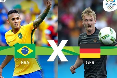 Τελικό με εξάρα η Βραζιλία, για το χρυσό με την Γερμανία