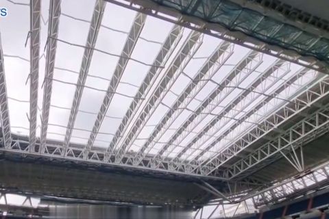 Ρεάλ - Λειψία: Με κλειστή οροφή το Σαντιάγκο Μπερναμπέου για πρώτη φορά στο Champions League