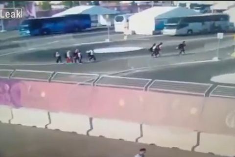 Το ατύχημα που συνέβη στο Μπακού σε video 