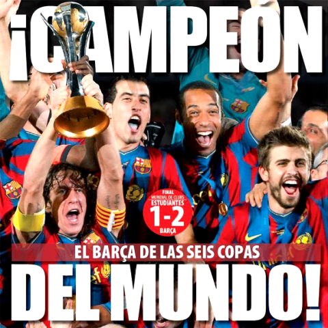 Moltes felicitats Barça!
