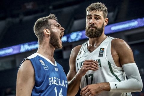 ÅÕÑÙÌÐÁÓÊÅÔ 2017 / ËÉÈÏÕÁÍÉÁ - ÅËËÁÄÁ / EUROBASKET 2017 / LITHUANIA - GREECE / / (ÖÙÔÏÃÑÁÖÉÁ: FIBA.COM)