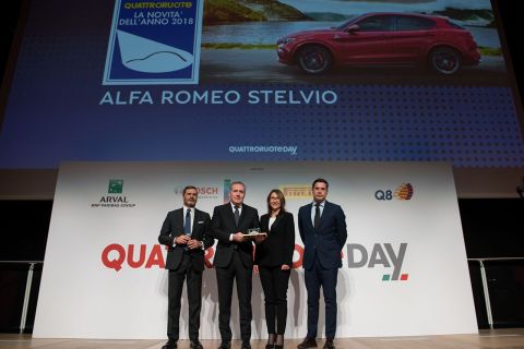 Η Alfa Romeo Stelvio Aυτοκίνητο της Xρονιάς 2018 στην Ιταλία