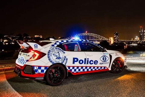 Police Car Honda Civic Type R