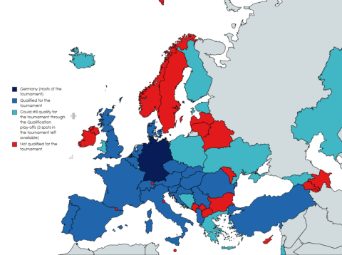 Euro 2024: Το πανόραμα των 55 χωρών