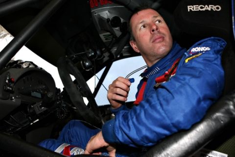 ** FILE ** Former world rally driving champion Colin McRae of Great Britain is seen in his Citroen Xsara WRC car in Kemer during the Turkish rally Oct 14 2006. A helicopter registered to McRae was reported to have crashed in flames near his rural family home in Scotland Saturday afternoon Sept. 15, 2007. Police confirmed at least one unidentified person was killed in the crash. No further details were immediately available. (AP Photo, File)