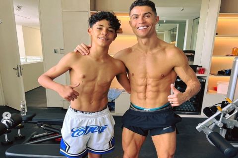 Ο Ρονάλντο με τον γιο του