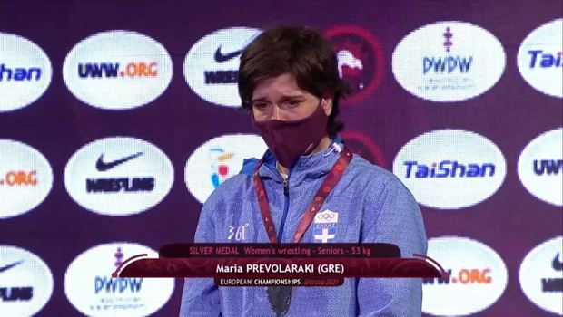 Μαρία Πρεβολαράκη: Αργυρό μετάλλιο στο Ευρωπαϊκό πάλης