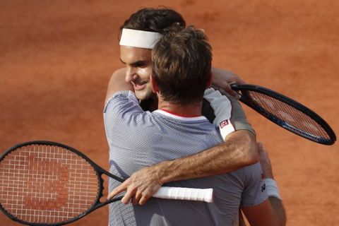 Σταν Βαβρίνκα και Ρότζερ Φέντερερ στο Roland Garros