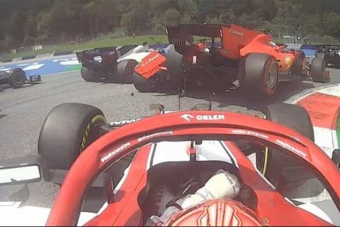 Ferrari: Συγκρούστηκαν Φέτελ και Λεκλέρ και εγκατέλειψαν