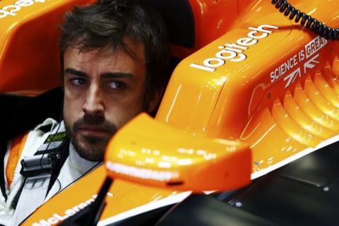 Sochi Autodrom, Sochi, Russia. 
Friday 28 April 2017.
Fernando Alonso, McLaren.
Photo: Steven Tee/McLaren
ref: Digital Image _O3I8158