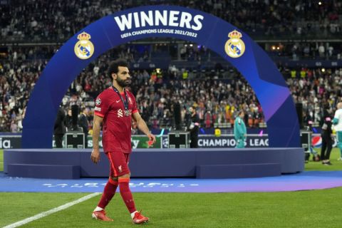 Ο Μοχάμεντ Σαλάχ μετά τον χαμένο τελικό του Champions League με τη Ρεάλ
