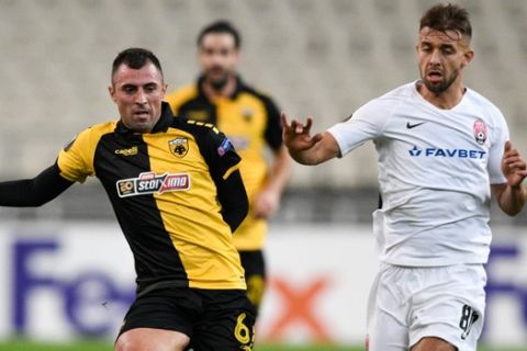 Ο Νένταντ Κρίστιτσιτς στον αγώνα της ΑΕΚ με την Ζόρια για την τέταρτη αγωνιστική των ομίλων του Europa League.