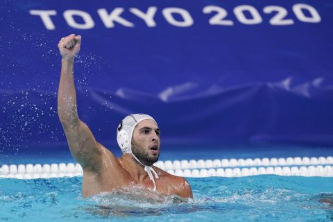 Ο Γιάννης Φουντούλης σε αγώνα των Ολυμπιακών Αγώνων του Τόκιο