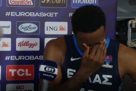 Εθνική μπάσκετ, ξέσπασε σε κλάματα ο Θανάσης Αντετοκούνμπο: "Δεν ήθελα να λήξει το τουρνουά"
