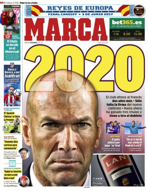 Ανανεώνει ως το 2020 με τη Ρεάλ Μαδρίτης ο Ζιντάν